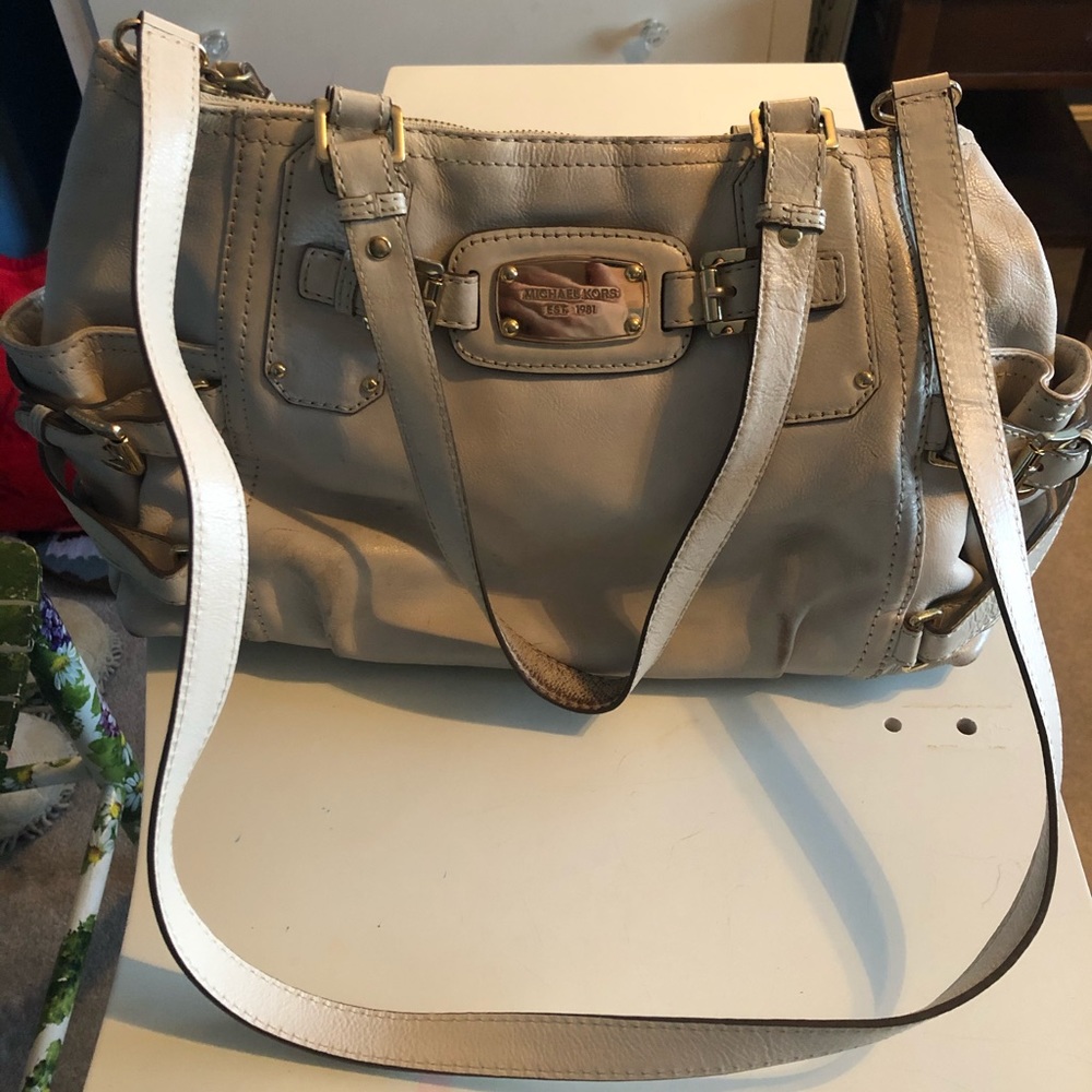 Michael Kors off-white bag